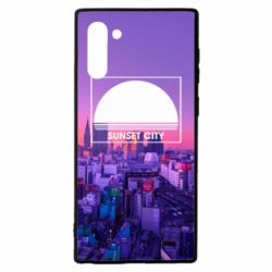 Чохол для Samsung Note 10 Sunset city - PrintSalon
