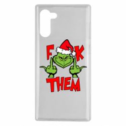 Чехол для Samsung Note 10 The grinch f*ck them - PrintSalon