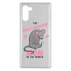 Чехол для Samsung Note 10 The Most amazing mom in the world - PrintSalon