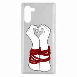 Чехол для Samsung Note 10 Tied Hands - PrintSalon