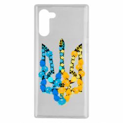 Чохол для Samsung Note 10 Тризуб квіти Україна - PrintSalon