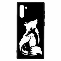 Чехол для Samsung Note 10 Wolf And Fox - PrintSalon