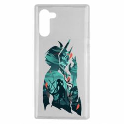 Чехол для Samsung Note 10 Xiao silhouette - PrintSalon