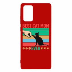 Чехол для Samsung Note 20 Best cat mom ever - PrintSalon