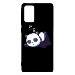 Чехол для Samsung Note 20 Cute panda sleeping - PrintSalon