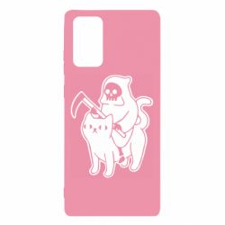 Чохол для Samsung Note 20 Death and cat - PrintSalon
