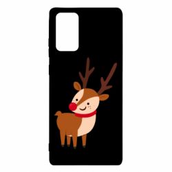 Чехол для Samsung Note 20 Deer with red nose - PrintSalon