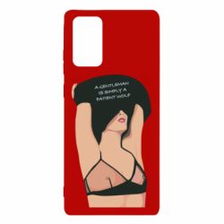 Чехол для Samsung Note 20 Gentleman Is Simply A Patient Wolf - PrintSalon