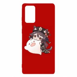 Чехол для Samsung Note 20 Hu Tao cat - PrintSalon