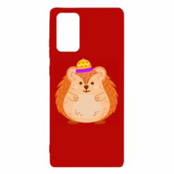 Чехол для Samsung Note 20 Little hedgehog in a hat - PrintSalon