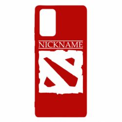 Чехол для Samsung Note 20 Nickname Dota - PrintSalon