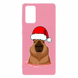 Чехол для Samsung Note 20 Новогодняя капибара - PrintSalon