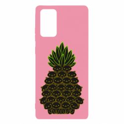Чехол для Samsung Note 20 Pineapple cat - PrintSalon