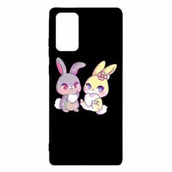 Чехол для Samsung Note 20 Rabbits In Love - PrintSalon