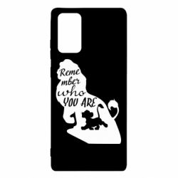 Чехол для Samsung Note 20 Remember who you are - PrintSalon
