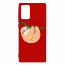Чехол для Samsung Note 20 Sloth on a branch - PrintSalon