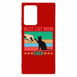 Чехол для Samsung Note 20 Ultra Best cat mom ever - PrintSalon