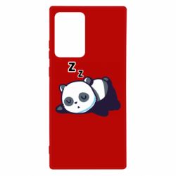 Чехол для Samsung Note 20 Ultra Cute panda sleeping - PrintSalon