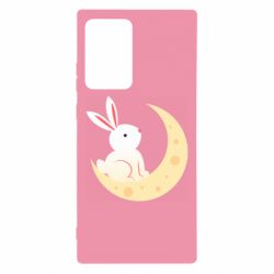 Чехол для Samsung Note 20 Ultra Cute rabbit on the moon - PrintSalon