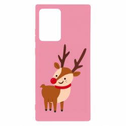 Чехол для Samsung Note 20 Ultra Deer with red nose - PrintSalon