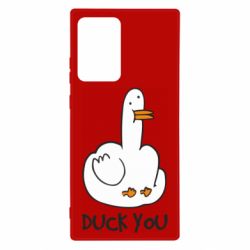 Чехол для Samsung Note 20 Ultra Duck you - PrintSalon