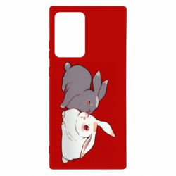 Чехол для Samsung Note 20 Ultra Кролики Вэй и Лань - PrintSalon