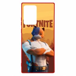 Чехол для Samsung Note 20 Ultra Meowscles and logo - PrintSalon