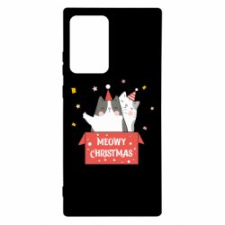 Чехол для Samsung Note 20 Ultra Meowy Christmas ( present box ) - PrintSalon