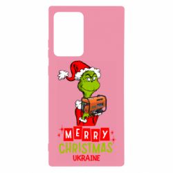 Чехол для Samsung Note 20 Ultra Merry Christmas Ukraine-Grinch and Generator