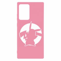 Чехол для Samsung Note 20 Ultra Pikachu silhouette - PrintSalon