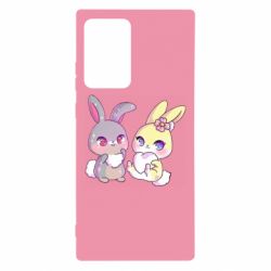Чехол для Samsung Note 20 Ultra Rabbits In Love - PrintSalon
