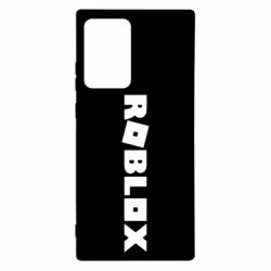 Чехол для Samsung Note 20 Ultra Roblox inscription