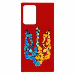 Чохол для Samsung Note 20 Ultra Тризуб квіти Україна - PrintSalon