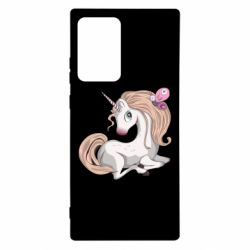 Чехол для Samsung Note 20 Ultra Unicorn with bow tie - PrintSalon