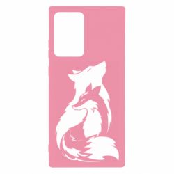 Чехол для Samsung Note 20 Ultra Wolf And Fox - PrintSalon