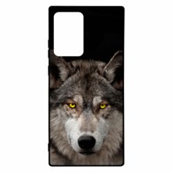 Чохол для Samsung Note 20 Ultra Wolf with yellow eyes - PrintSalon