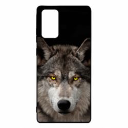 Чохол для Samsung Note 20 Wolf with yellow eyes - PrintSalon