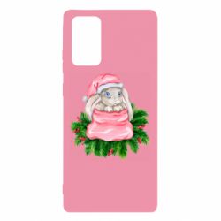 Чехол для Samsung Note 20 Заяц Новогодний - PrintSalon