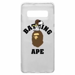 Чехол для Samsung S10+ A bathing ape peanuts - PrintSalon