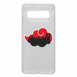 Чехол для Samsung S10 Akatsuki Members Red Cloud - PrintSalon