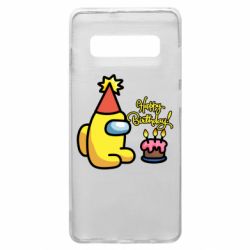 Чохол для Samsung S10+ Among Us Happy Birthday - PrintSalon