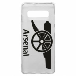 Чехол для Samsung S10+ Arsenal simple logo - PrintSalon