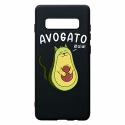 Чехол для Samsung S10+ Avogato Cat - PrintSalon