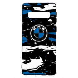 Чехол для Samsung S10 BMW logo and art background - PrintSalon