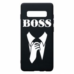 Чехол для Samsung S10+ Boss Costume - PrintSalon