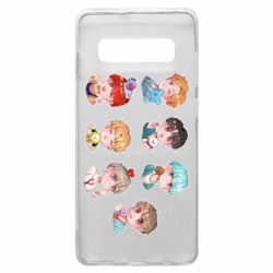Чехол для Samsung S10+ BTS cute boys