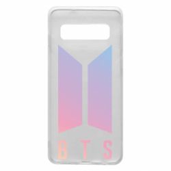 Чехол для Samsung S10 BTS gradient logo - PrintSalon