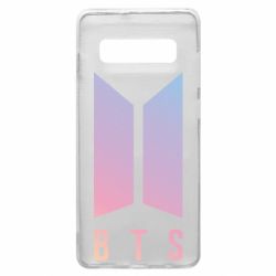 Чехол для Samsung S10+ BTS gradient logo - PrintSalon