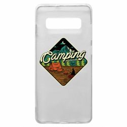 Чехол для Samsung S10+ Camping and forest - PrintSalon