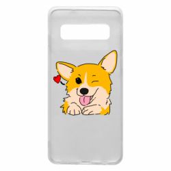 Чехол для Samsung S10 Cute Corgi Puppy - PrintSalon